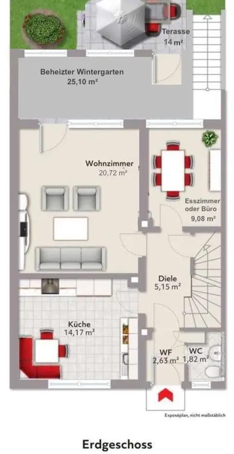 Pronájem domu 200 m², pozemek 330 m², Kaufbeuren