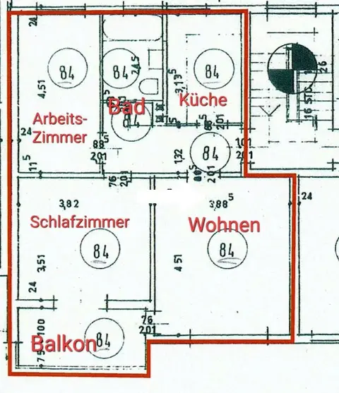Prodej bytu 3+1 64 m², Am Stemmelteich 27, Wolfsburg