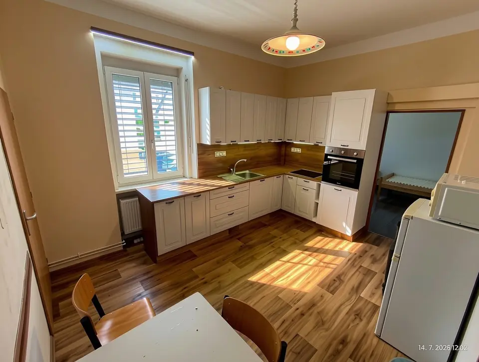 Světlý byt 3kk (60 m²) pár kroků od centra Českých Budějovic