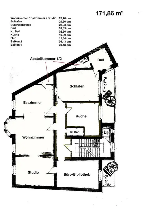 Prodej bytu 5+1 171 m², Düsseldorf